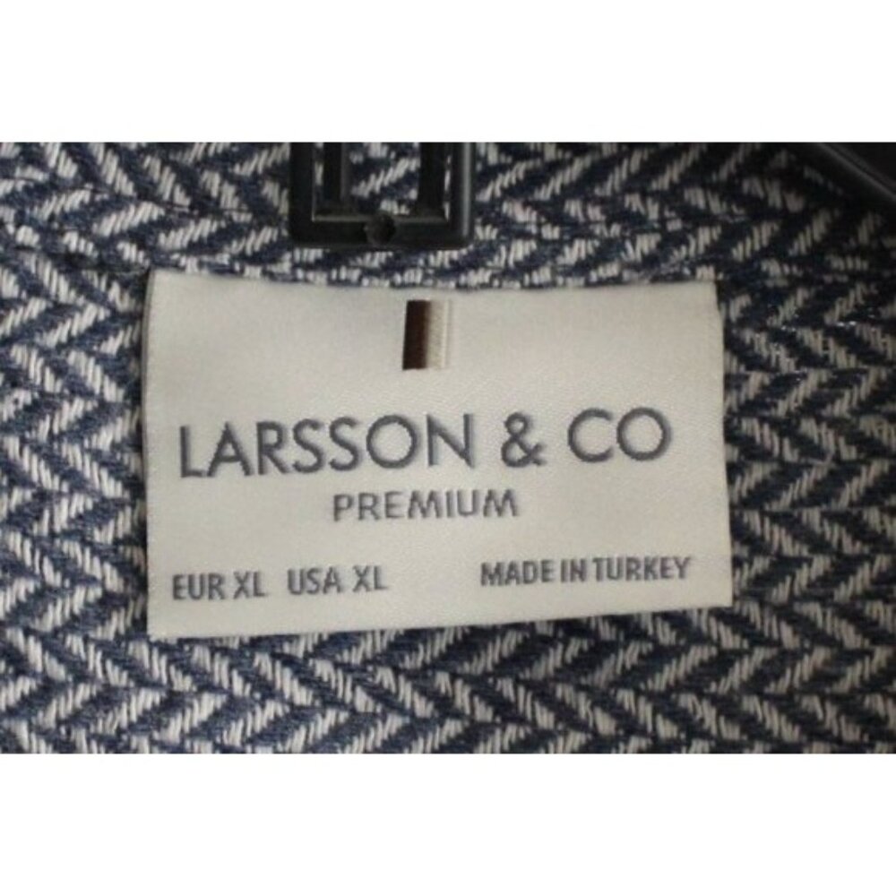 Larsson & Co Premium Short Sleeve Thick Knit Button Down Shirt Men's XL - Picture 5 of 6